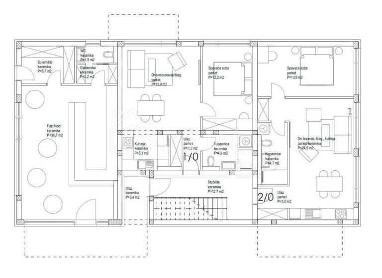 Wohnung zum Kauf 160.000 € 2 Zimmer 52 m² Nevidane, Pasman Dobropoljana, Nevidjane, Mrljane