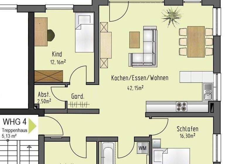 Wohnung zum Kauf 424.000 € 4 Zimmer 93,1 m² Dietenheim 89165