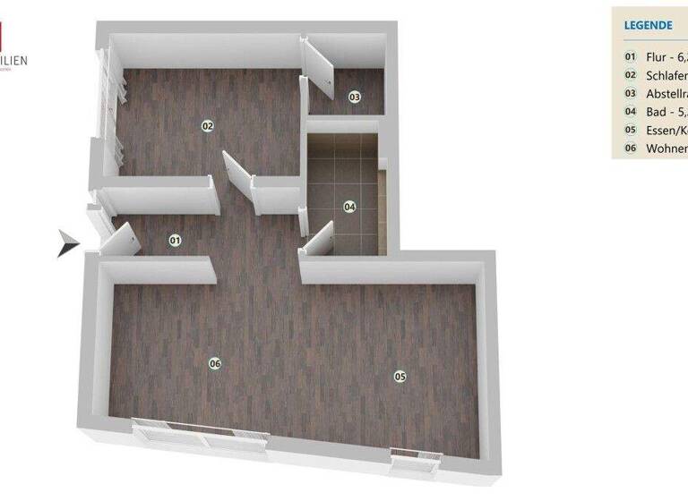 Wohnung zum Kauf 249.000 € 2,5 Zimmer 68 m² EG Queidersbach 66851