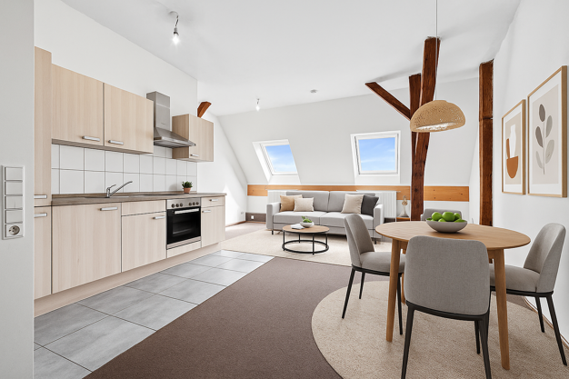 Wohnung zum Kauf 179.900 € 2,5 Zimmer 63,5 m² Dachgeschoss, 4. Geschoss Laupheim Laupheim 88471