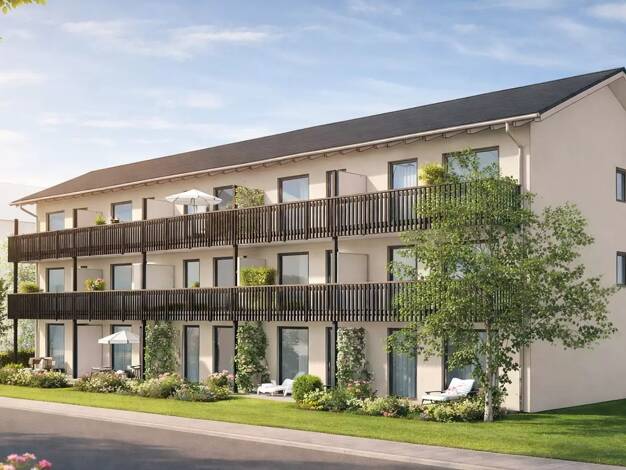 Wohnung zum Kauf provisionsfrei 311.000 € 2 Zimmer 56,7 m² Geschoss 1/3 Ströbinger Straße 1 Bad Endorf 83093