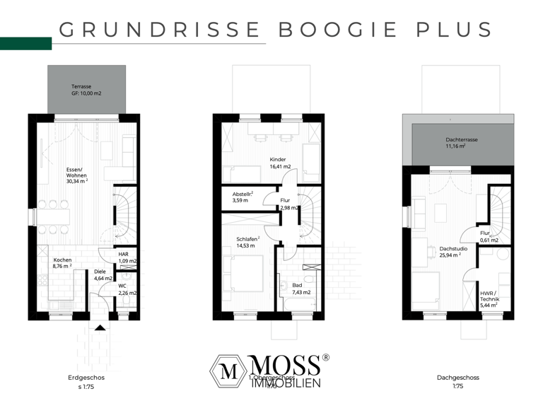 Reihenmittelhaus zur Miete - Erstbezug 1.740 € 4,5 Zimmer 125 m² 240 m² Grundstück Gemengeweg 3 Achern 77855