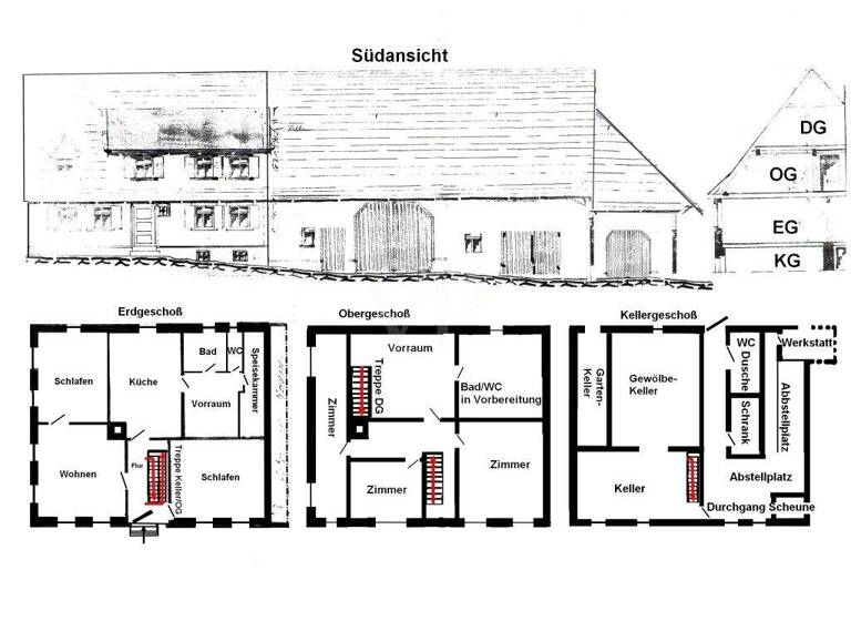 Einfamilienhaus zum Kauf 349.000 € 5,5 Zimmer 125 m² 2.171 m² Grundstück Limbach Wallhausen 74599