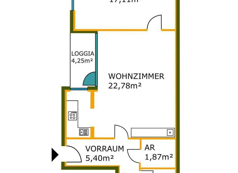 Wohnung zum Kauf 295.000 € 2 Zimmer 54,7 m² EG Wien 1030