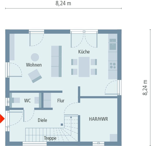 Einfamilienhaus zum Kauf 363.600 € 4 Zimmer 106,7 m²<br/>Wohnfläche 644 m²<br/>Grundstück Berndshof Ueckermünde 17373