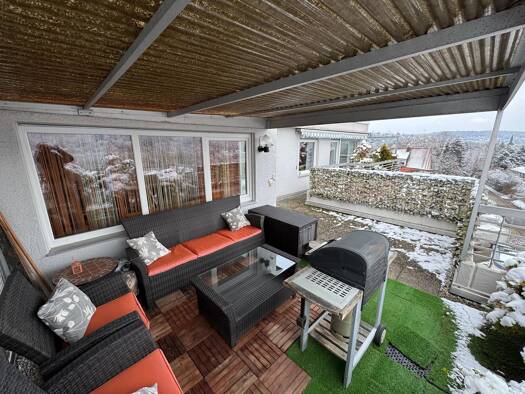 Terrassenwohnung zur Miete 1.150 € 3 Zimmer 105 m² Geschoss 4/5 frei ab sofort Bahnstraße 5 Eutingen Pforzheim 75181