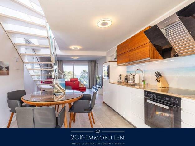 Penthouse zum Kauf 890.000 € 3 Zimmer 108 m² 6. Geschoss frei ab sofort Südstrand 106 Prora Binz 18609