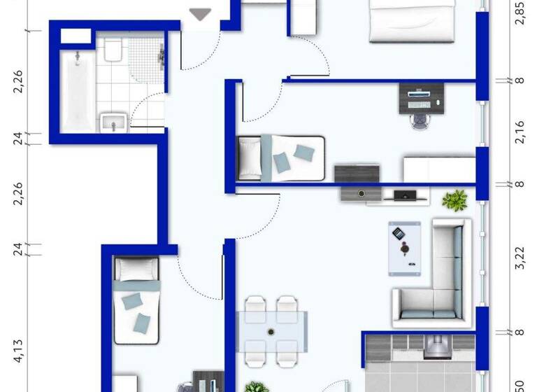 Wohnung zum Kauf 199.000 € 4 Zimmer 79,9 m² Lindenthal Leipzig 04158