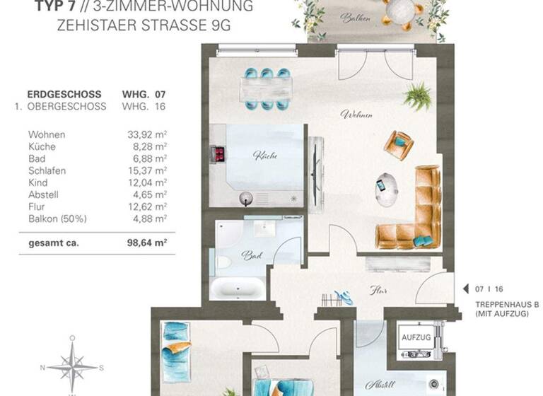 Wohnung zur Miete 925 € 3 Zimmer 98,6 m² 1. Geschoss Zehistaer Straße 9g Pirna 01796