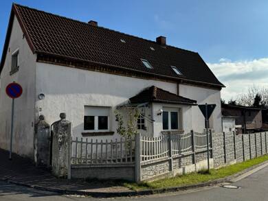 Doppelhaushälfte zum Kauf 54.000 € 3 Zimmer 91 m² 266 m² Grundstück Schköna Schköna 06773