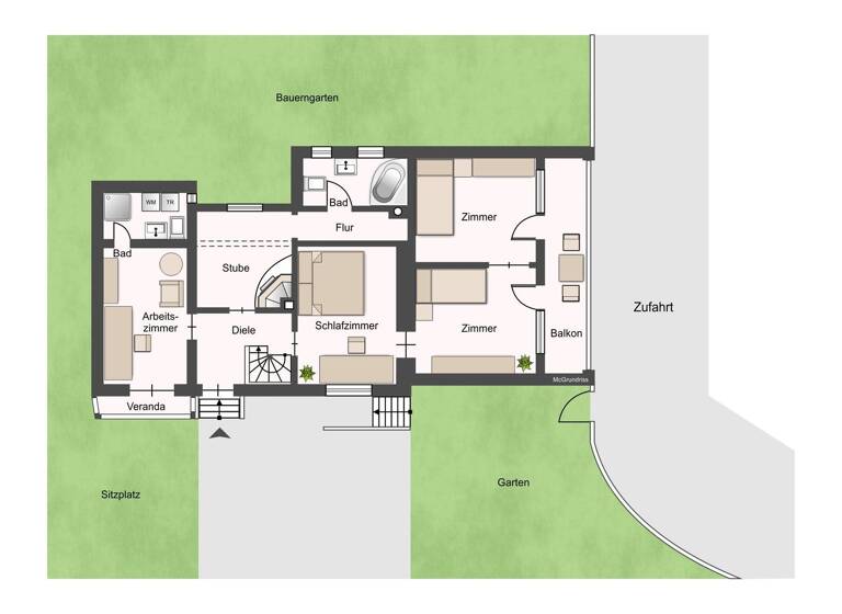 Bauernhaus zum Kauf 199.000 € 7 Zimmer 199 m² 952 m² Grundstück Stahlhofen 56412