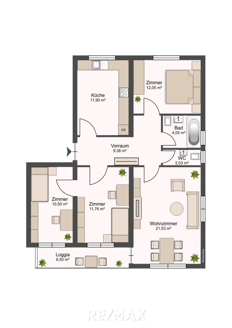 Wohnung zum Kauf 398.000 € 4 Zimmer 89 m²<br/>Wohnfläche Kitzbühel 6370