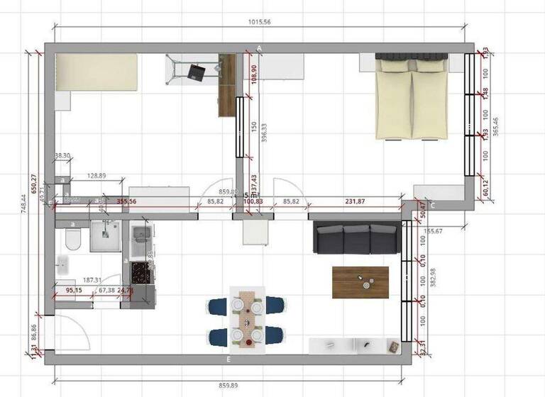 Wohnung zum Kauf provisionsfrei 149.000 € 2,5 Zimmer 65 m² 1. Geschoss Bleichstraße 10/1 Stadtgebiet Göppingen 73033