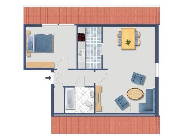 Wohnung zum Kauf provisionsfrei 110.000 € 2 Zimmer 49,9 m² 3. Geschoss Krokusweg 6 Sölde Dortmund 44289