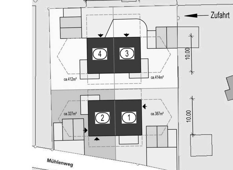 Doppelhaushälfte zum Kauf - Erstbezug 1.095.000 € 5 Zimmer 162,6 m² 414 m² Grundstück Bachhausen Berg 82335