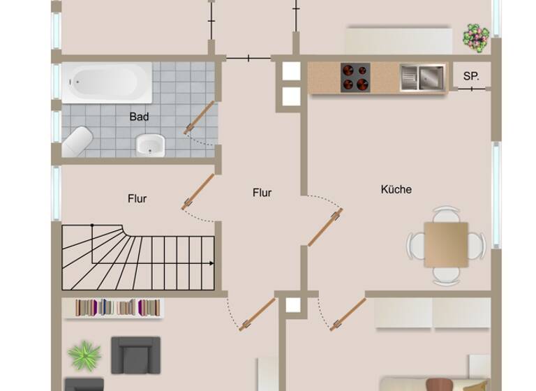 Mehrfamilienhaus zum Kauf 220.000 € 6 Zimmer 140 m² 1.160 m² Grundstück Schortens 26419