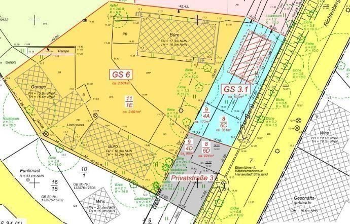 Gewerbegrundstück zum Kauf provisionsfrei 741 m²<br/>Grundstück Triebseer Siedlung Stralsund 18437