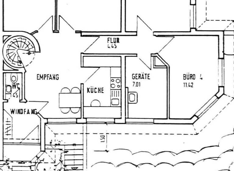 Bürogebäude zur Miete 13,48 € 8 Zimmer 178 m² Bürofläche Gundelfingen 79194