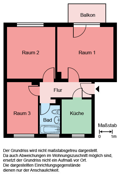 Wohnung zur Miete 479 € 3 Zimmer 61,3 m²<br/>Wohnfläche 2.<br/>Geschoss 15.12.2024<br/>Verfügbarkeit Wittener Straße 328 Bövinghausen Castrop-Rauxel 44577