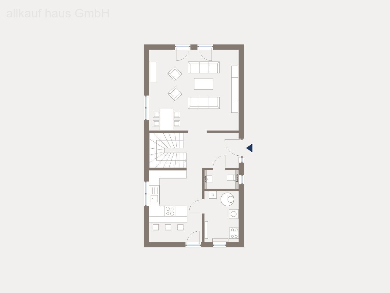 Stadthaus zum Kauf 383.529 € 4 Zimmer 135,8 m²<br/>Wohnfläche 401 m²<br/>Grundstück Eckelsheim 55599