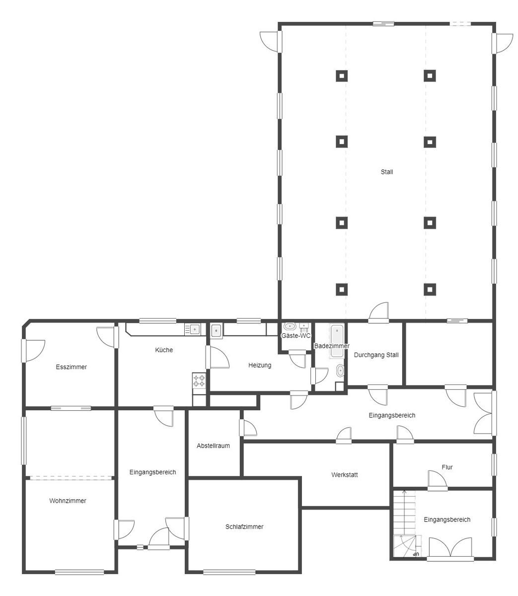 Mehrfamilienhaus zum Kauf 699.000 € 9 Zimmer 351 m²<br/>Wohnfläche 58.584,2 m²<br/>Grundstück Abbenhausen Twistringen 27239