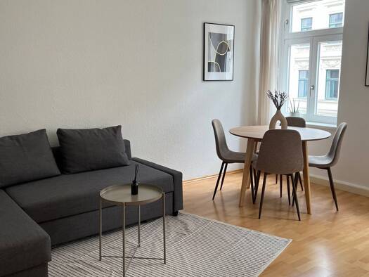Wohnung zur Miete 580 € 2 Zimmer 44 m² Geschoss 1/4 frei ab 01.09.2026 Körnerstraße 21 Zentrum-Süd Leipzig 04107