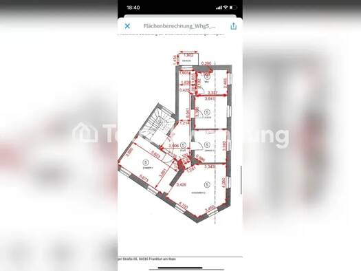 Wohnung zur Miete Tauschwohnung 1.800 € 3 Zimmer 94 m² Nordend-Ost Innenstadt III 60316