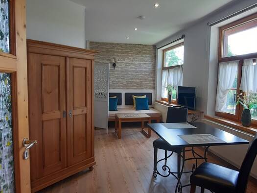 Terrassenwohnung zur Miete 950 € 1 Zimmer 35 m² Geschoss EG/1 frei ab 21.09.2026 Am Kreuzberg 6 a Finning Finning 86923