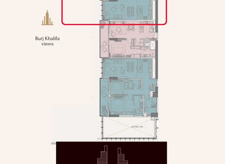 Wohnung zum Kauf 1.962.408 € 3 Zimmer 127,6 m² Dubai