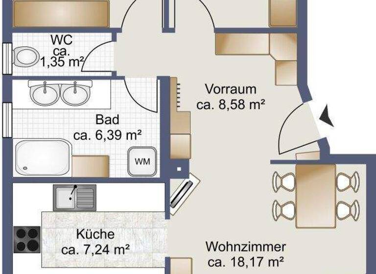 Wohnung zum Kauf 375.000 € 3 Zimmer 64,7 m² 1. Geschoss frei ab 01.06.2026 Perchtoldsdorf 2380