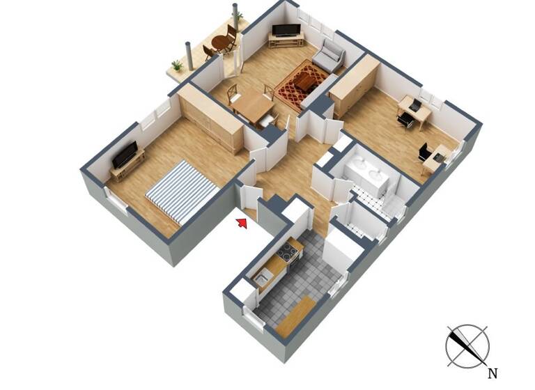 Terrassenwohnung zur Miete 1.140 € 3 Zimmer 77,7 m²<br/>Wohnfläche EG<br/>Geschoss ab sofort<br/>Verfügbarkeit Mönchsbergstraße 84 Zuffenhausen Stuttgart 70435