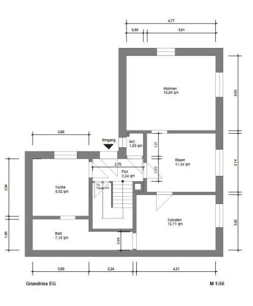 Doppelhaushälfte zum Kauf 265.000 € 6 Zimmer 126,9 m²<br/>Wohnfläche 148 m²<br/>Grundstück Untergrombach Bruchsal 76646