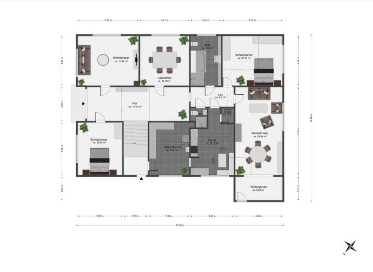 Mehrfamilienhaus zum Kauf 295.000 € 8 Zimmer 285 m²<br/>Wohnfläche 1.700 m²<br/>Grundstück Glinstedt Gnarrenburg 27442