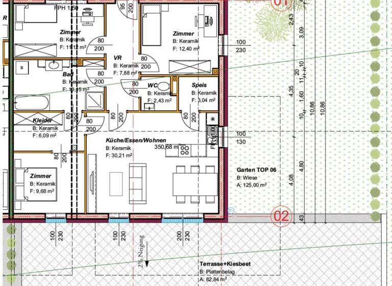Wohnung zum Kauf - Erstbezug 385.950 € 4 Zimmer 93 m² EG St. Stefan ob Stainz 8511