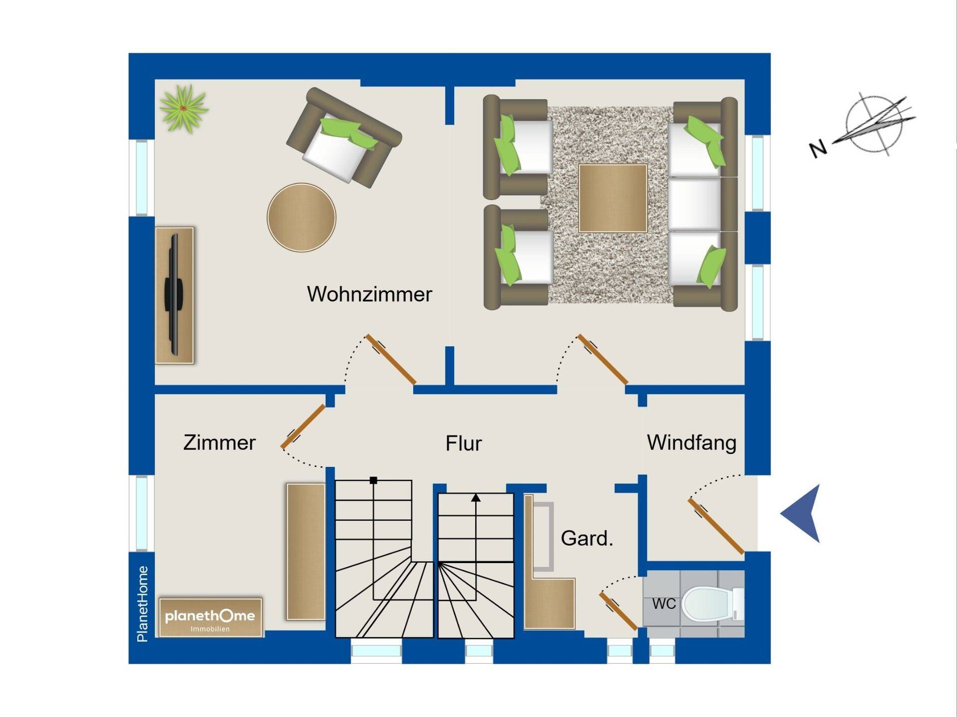 Stadthaus zum Kauf 669.000 € 4,5 Zimmer 140 m²<br/>Wohnfläche 171 m²<br/>Grundstück Eppendorf Hamburg 20251