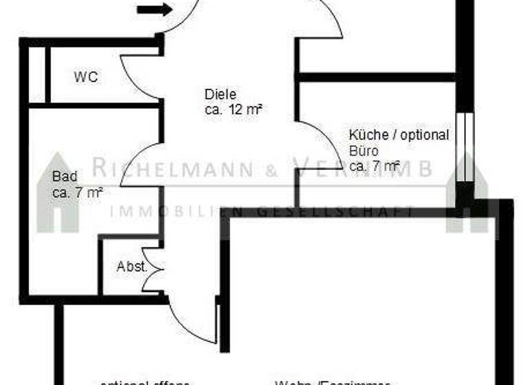 Wohnung zum Kauf 720.000 € 3 Zimmer 105 m² EG Lokstedt Hamburg 22529