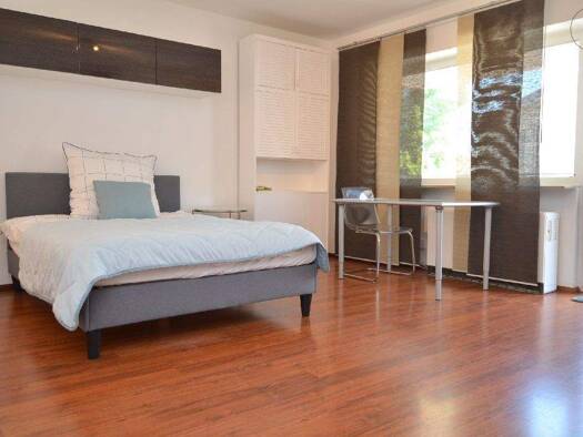 Wohnung zur Miete Wohnen auf Zeit 850 € 1 Zimmer 32 m² frei ab sofort Stadtmitte Neu-Ulm 89231