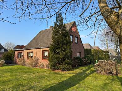 Einfamilienhaus zum Kauf 395.000 € 6 Zimmer 140 m² 1.075 m² Grundstück Bahnhofstrasse 4 Tating 25881