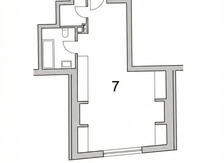 Studio zum Kauf 185.000 € 1 Zimmer 40 m² Geschoss 1/2 Dechsendorf Erlangen 91056