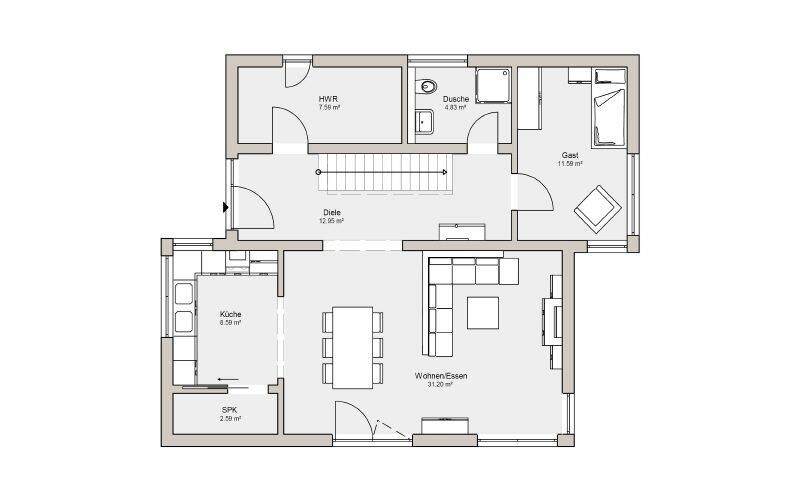 Haus – Jena, Kernberge - Ansicht 2