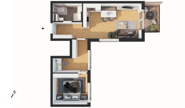 Wohnung zum Kauf provisionsfrei 309.000 € 2,5 Zimmer 56,1 m² 1. Geschoss Lehn 17 Längenfeld 6444