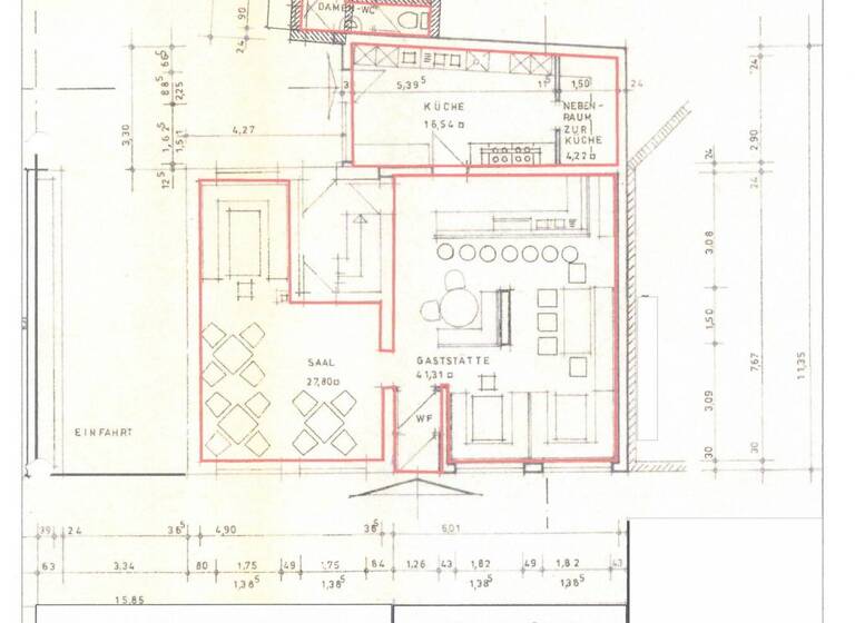 Restaurant zur Miete 1.176 € 73 m² Gastrofläche Nastätten 56355