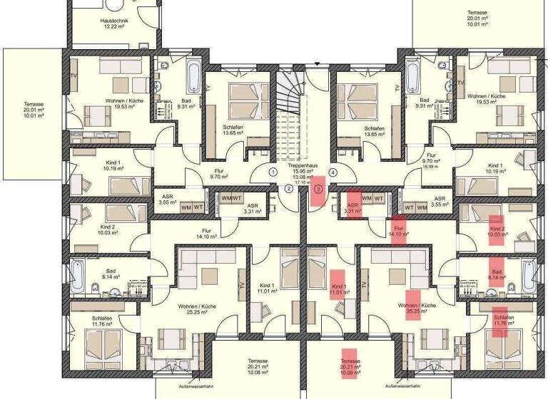 Terrassenwohnung zur Miete 1.312 € 4 Zimmer 93,7 m² EG frei ab 01.10.2026 Tribseer Stralsund 18437