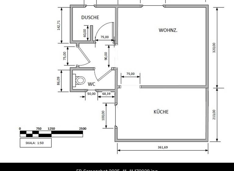 Wohnung zur Miete 600 € 1 Zimmer 22 m² Geschoss EG/1 frei ab sofort Rückingen Erlensee 63526