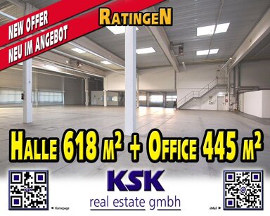 Lagerhalle zur Miete provisionsfrei 7.266,50 € 1.063 m² Lagerfläche Tiefenbroich Ratingen 40880