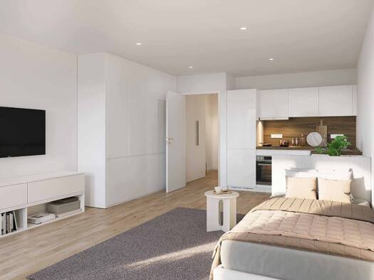 Wohnung zur Miete 638 € 1 Zimmer 39,1 m² 3. Geschoss frei ab sofort Bissingerstraße 2 Erlangen-Süd Erlangen 91052