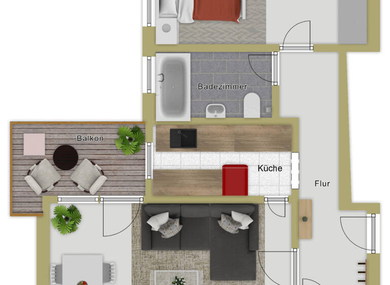 Wohnung zum Kauf 198.000 € 2 Zimmer 63 m² Weingarten 88250