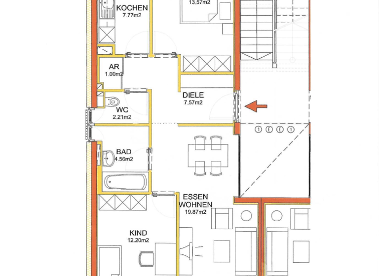 Wohnung zum Kauf 259.000 € 3 Zimmer 69 m² Ufer Linz 4030