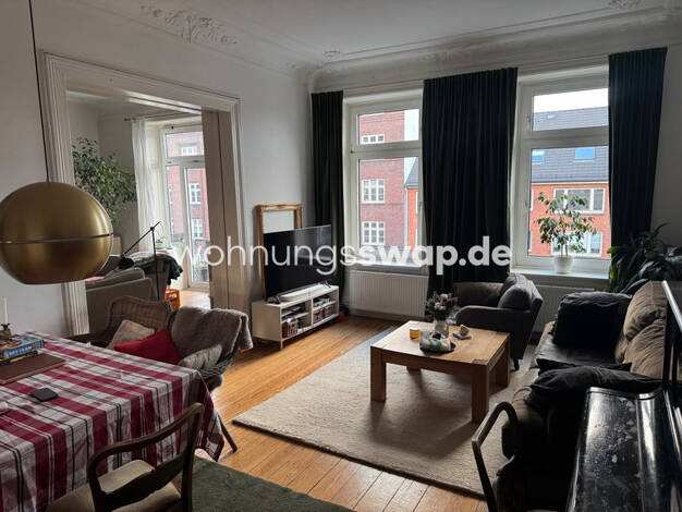 Wohnung zur Miete Tauschwohnung 1.800 € 5 Zimmer 150 m² 2. Geschoss Hohenfelde Hamburg 22087