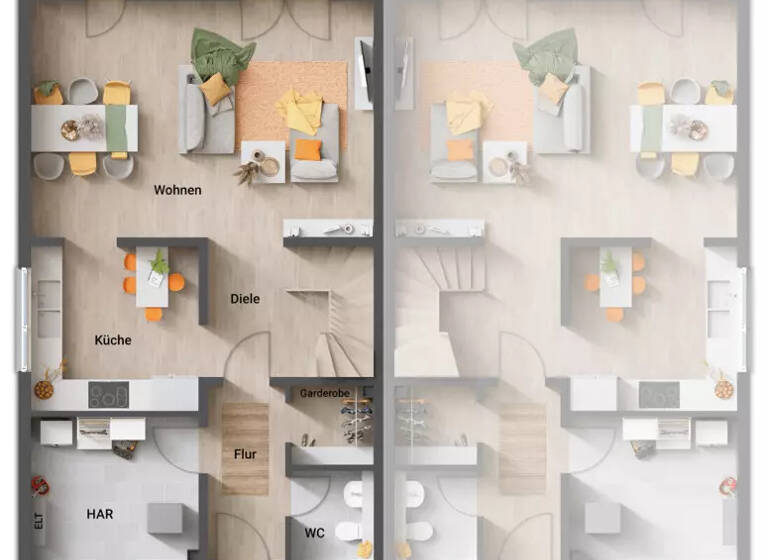 Einfamilienhaus zum Kauf - Erstbezug provisionsfrei 314.039 € 4 Zimmer 133 m² 500 m² Grundstück Ronneburg 07580